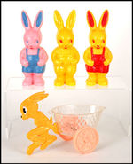 EASTER PLASTIC BUNNY/RABBITS.