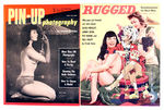 PIN-UP MAGAZINE PAIR WITH BETTIE PAGE.