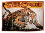 HUGE "CLYDE BEATTY/COLE BROS. CIRCUS" POSTER.