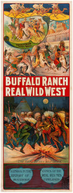 "BUFFALO RANCH - REAL WILD WEST" POSTER.