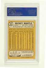 MICKEY MANTLE 1968 TOPPS PSA GRADED.