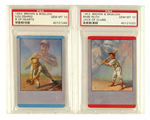 BROWN & BIGELOW PSA GRADED PLAYING CARDS.