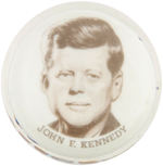 KENNEDY AND JOHNSON GLASS PAPER WEIGHTS DATED 1963 AND 1964.