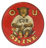 RARE VERSION OF “CUB” SHOE SHINE POLISH BUTTON.