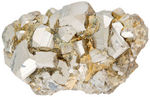 PYRITE CRYSTAL CLUSTER.