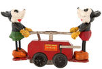 "MICKEY MOUSE HAND CAR" WIND-UP BY LIONEL.