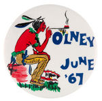 PHILADELPHIA AREA "OLNEY JUNE '67" HIGH SCHOOL GRADUATION BUTTON.