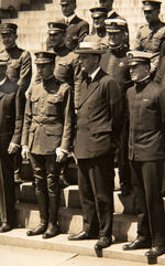 BOLD FRANKLIN D. ROOSEVELT SIGNATURE AS "ACTING SECRETARY OF THE NAVY" AND PERIOD PHOTO.