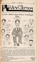 "ABBOTT'S MAGIC NOVELTY COMPANY" MAGICIAN'S CATALOG.