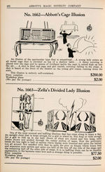 "ABBOTT'S MAGIC NOVELTY COMPANY" MAGICIAN'S CATALOG.