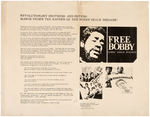 RARE "FREE BOBBY" POSTER FROM GEORGE WASHINGTON UNIVERSITY GROUP.