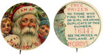 “McCURDY’S” LARGER SANTAS WITH ONE PARTICULARLY GRAPHIC AND THE OTHER PARTICULARLY RARE.