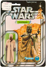 "STAR WARS - SAND PEOPLE" (TUSKEN RAIDER) ACTION FIGURE ON CARD.