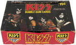 "KISS" FIRST SERIES DONRUSS FULL GUM CARD DISPLAY BOX.