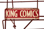 "KING COMICS - MAGIC COMICS - ACE COMICS" EARLY COMIC BOOK WIRE RACK.