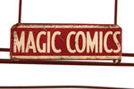 "KING COMICS - MAGIC COMICS - ACE COMICS" EARLY COMIC BOOK WIRE RACK.