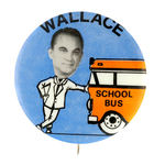 "WALLACE SCHOOL BUS" CARTOON 1972 BY TRIMBLE.