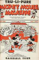 MICKEY MOUSE DAIRY PROMOTION MAGAZINE COMPLETE FIRST YEAR BOUND VOLUME FROM THE LESSING ESTATE.