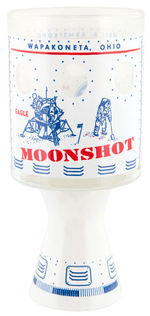 “APOLLO 11 MOONSHOT" BOXED SIX PIECE GLASS TUMBLER SET.