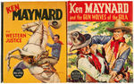 WESTERN STAR KEN MAYNARD FILE COPY BLB/BTLB PAIR.