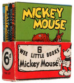 “MICKEY MOUSE 6 WEE LITTLE BOOKS” ENGLISH VERSION BOXED SET.