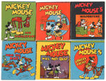 “MICKEY MOUSE 6 WEE LITTLE BOOKS” ENGLISH VERSION BOXED SET.