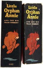 "LITTLE ORPHAN ANNIE AND THE BIG TRAIN ROBBERY" BLB PAIR.