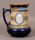 "WORLDS COLUMBIAN EXPOSITION 1893" PITCHER MADE BY DALTON-LAMBETH.