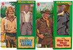 TVS GRIZZLY ADAMS AND HOW THE WEST WAS WON ZEB MACAHAN FIGURES.