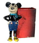 MICKEY MOUSE DEAN'S RAG STYLE METAL MATCHBOX HOLDER.