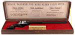 "WYATT EARP BUNTLINE SPECIAL" GLEEM TOOTHPASTE PREMIUM PLASTIC PISTOL SALESMAN SAMPLE DISPLAY.