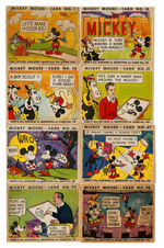 "MICKEY MOUSE" COMPLETE GUM CARD SET.