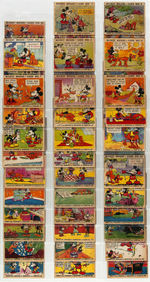 "MICKEY MOUSE" COMPLETE GUM CARD SET.