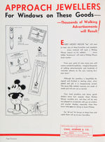 MICKEY MOUSE & SILLY SYMPHONIES ENGLISH "EXHIBITORS COMPLETE CAMPAIGN" BOOK.