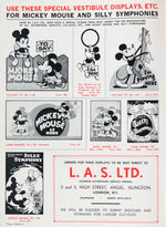 MICKEY MOUSE & SILLY SYMPHONIES ENGLISH "EXHIBITORS COMPLETE CAMPAIGN" BOOK.