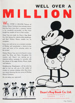 MICKEY MOUSE & SILLY SYMPHONIES ENGLISH "EXHIBITORS COMPLETE CAMPAIGN" BOOK.