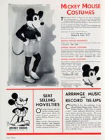 MICKEY MOUSE & SILLY SYMPHONIES ENGLISH "EXHIBITORS COMPLETE CAMPAIGN" BOOK.