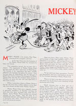 MICKEY MOUSE & SILLY SYMPHONIES ENGLISH "EXHIBITORS COMPLETE CAMPAIGN" BOOK.