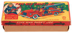 "FIVE MAN SMOKY JOE" WIND-UP/FRICTION FIRETRUCK.