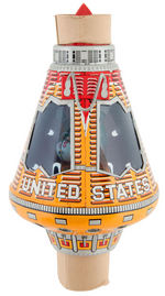 JOHN GLENN'S "FRICTION CAPSULE MERCURY" FRIENDSHIP 7 BOXED TOY.