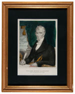 WILLIAM HENRY HARRISON/NINTH PRESIDENT OF THE UNITED STATES” PRINT BY N. CURRIER.