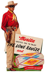 "THE LONE RANGER AND MERITA" STORE STANDEE DISPLAY.