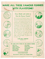 "PLAYSTONE FUNNIES KASTING KIT" COMPLETE BOXED SET.