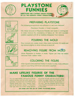 "PLAYSTONE FUNNIES KASTING KIT" COMPLETE BOXED SET.