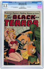 "THE BLACK TERROR" #20 OCTOBER 1947 CGC 3.5 VG-.