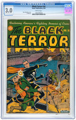 "THE BLACK TERROR" #10 MAY 1945 CGC 3.0 GOOD/VG.