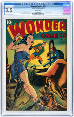 "WONDER COMICS" #12 JUNE 1947 CGC 3.5 VG-.