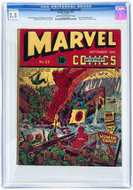 "MARVEL MYSTERY COMICS" #23 SEPTEMBER 1941 CGC 2.5 GOOD+ - HUMAN TORCH.