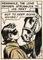 "THE LONE RANGER"  DAILY STRIP ORIGINAL ART PAIR.