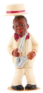 "THE JAZZ KING" BOXED GERMAN WIND-UP TOY.